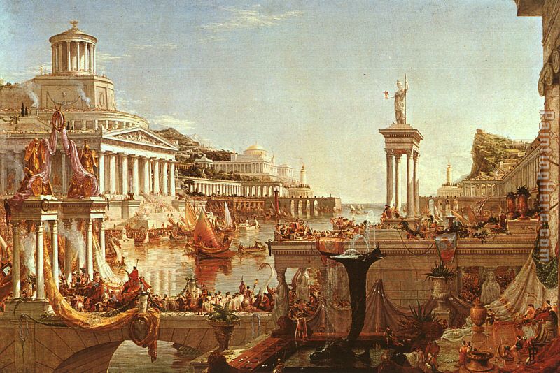The Course of the Empire The Consummation painting - Thomas Cole The Course of the Empire The Consummation art painting